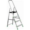 Schodíky hliníkové jednostranné - 3 stupne, 60 cm, nosnosť 120 kg, VASKO