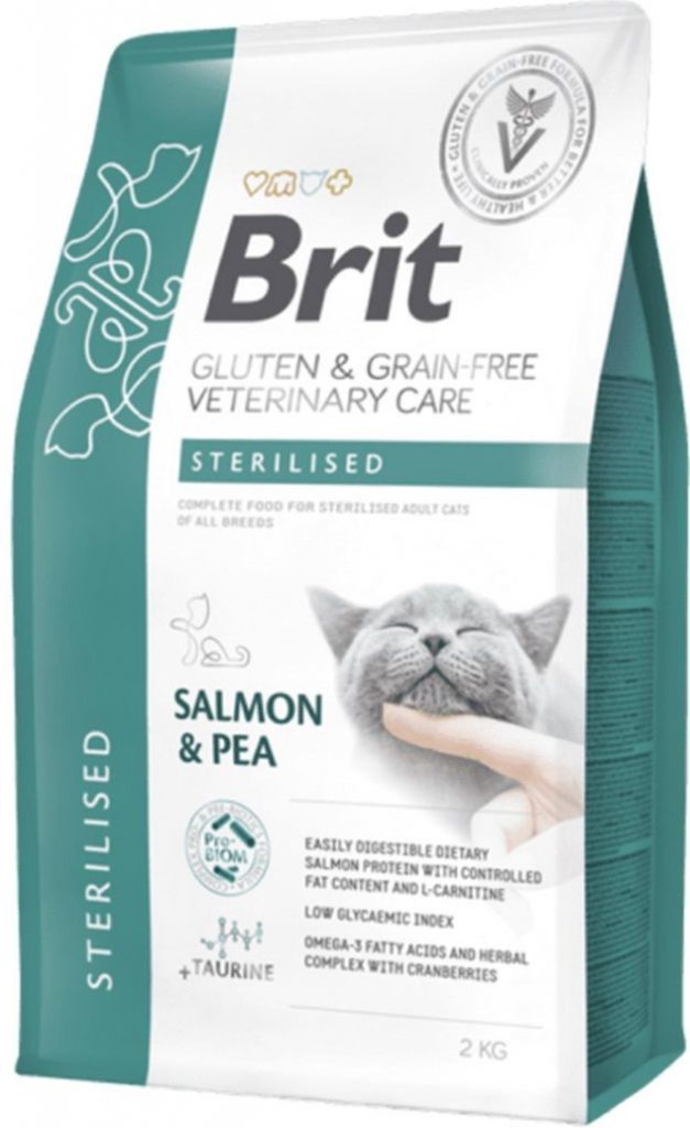 Brit VD Cat GF Care Sterilised 2 kg