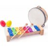 Woody Muzikálny set tamburína drievka