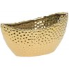 LOĎKA KERAMIKA 25,5x14x13CM ZLATÝ