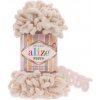Priadza Alize Puffy 599 - biela káva