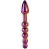 Glamour Glass Ridged Anal Dildo