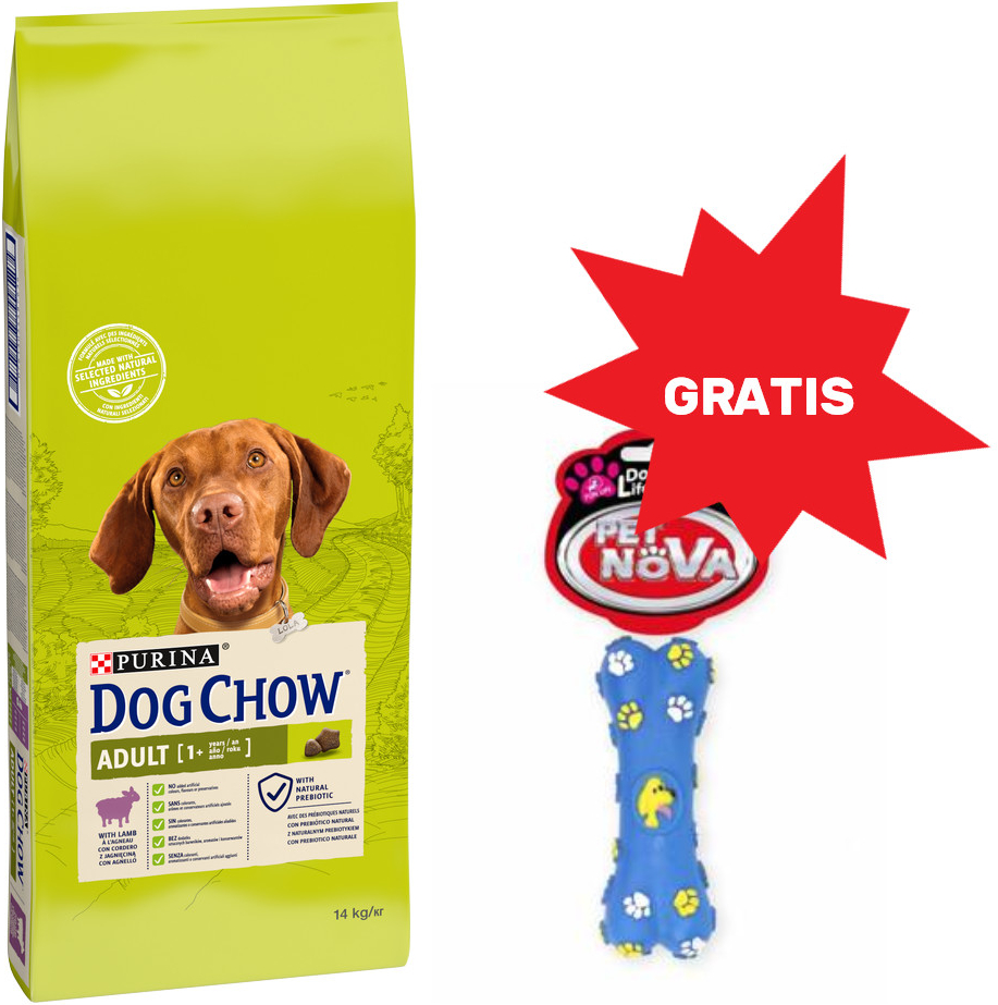 Purina Dog Chow Adult jehněčí & rýže 14 kg