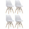 Aga 4x Jedálenská stolička MR2035 Biela