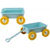 Lean Toys Hračkársky vozík Pastelovo tyrkysový