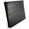 Čierna manažérska zipsová spisovka z pravej kože Furelli
