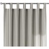 Dekoria Záves na pútkach, sivo-biele prúžky, Quadro, 136-12