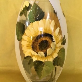 Ručne maľovaná váza Slnečnica od 21,9 € - Heureka.sk