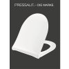 WC doska Pressalit Sway D biela softclose / s pomalým zatváraním 934230-BL6999
