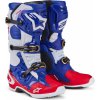 Boty TECH 10 limitovaná edice UNION REDBUD MX, ALPINESTARS (červená/modrá/bílá/černá, vel. 47)