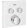 Grohe Grohtherm SmartControl - Termostatická vaňová batéria pod omietku s 2 ventilmi, mesačná biela - 29156LS0
