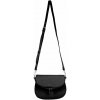 DALIA dámska crossbody koženková kabelka Čierna