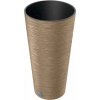 PROSPERPLAST Kvetináč FURU SLIM ECO WOOD 30cm naturo