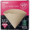 Hario Misarashi papierové filtre V60-01, nebielené, 100 ks, BOX