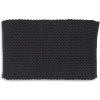 KELA Kúpeľňová predložka MARIE 70% recyklovaný PES/30% bavlna čierna 50x80x2 cm