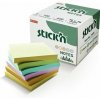 STICK'N BY HOPAX 76 x 76 mm, 6 x 100 lístkov, mix pastelových farieb