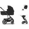 CYBEX Balios S Lux + Cot S Lux Travel Set Aton S2 i-Size moon black 2023