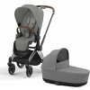 CYBEX Kočík kombinovaný Priam 4.0 Chrome Brown Mirage Grey Platinum 2023