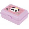 BAAGL PANDA Box na desiatu, fialová, os