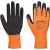 PORTWEST Portwest Rukavice Hi-Vis Grip - Latex Oranžová-Čierna, XL