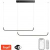 IMMAX NEO LITE PATTINI SMART závesné svietidlo dvojité čierne 56W s podporou BEACON, Wi-Fi, TUYA