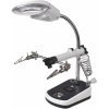 Verk 09162 Držiačik s lupou-tretia ruka, 5 LED