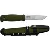 Morakniv 12645 Kansbol vonkajší nôž 10,9 cm, zelená, plast, guma, plastové puzdro