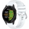 VSETKONAMOBIL 107369 SILICONE Vymeniteľný remienok pre Garmin Approach S50 biely