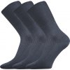 Lonka Zdravan Unisex ponožky - 3 páry BM000000627700101345 tmavo šedá 41-42 (27-28)