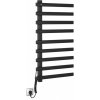 ELCOR elektrický sušiak uterákov 480x920x50 mm, 128 W, čierna mat