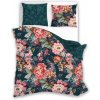 Faro Bavlnené obliečky Flovery 006 220x200 cm +2x 70x80 cm tyrkysové/viacfarebné