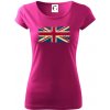 Britská vlajka stará - Dámske tričko Pure - M ( Fuchsiová )