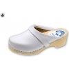 MEDIBUT Zdravotná obuv - dreváky, vzor 03-38, biela, veľ. 38
