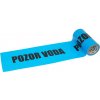 Toptrade páska výstražná nelepiaca Pozor voda 22 cm x 0,07 mm x 50 m modrá