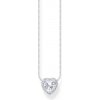 Thomas Sabo KE2280-051-14-L45V Silver Necklace with Halo-Pendant in Heart Shape 40-45 cm Ladies