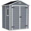 Zahradný domček Keter MANOR 6 x 5 DD šedý / biely