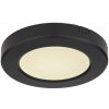 GLOBO 12379-6B LASSE stropné svietidlo LED D126mm 6W/420lm 3000-4000-6500K čierna, opál