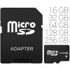 Micro SD pamäťová karta 16 - 256GB 32GB class 10