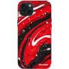 Picasee Fashion Case MagSafe pre Apple iPhone 15 Plus - Red black