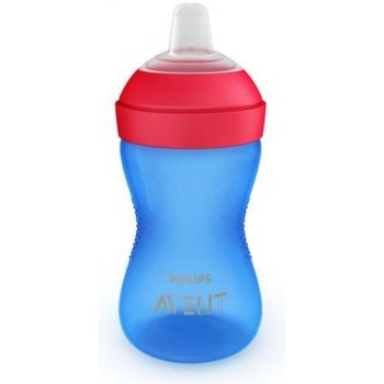 Philips Avent netekoucí hrníček s měkkým pítkem 300 ml modrý