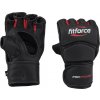 MMA bezprstové rukavice Fitforce PRO POWER čierna,biela,červená