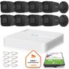 Hilook monitorovacia súprava 8 IP kamier IPCAM-B4-P Black 2K+