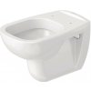 | Duravit 25350900002 - Závesné WC D-CODE, keramika, lesklá biela | 25350900002