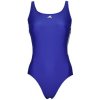 adidas plavky jednodielne 3S MID SUIT Modrá