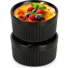 2x Kokily na ZAPEKANIE, žiaruvzdorné misky, misky, porcelánové nádoby 260ml