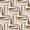 Obrus PVC 123A, metráž, 20 m x 140 cm, geometrický vzor červeno-biely, IMPOL TRADE
