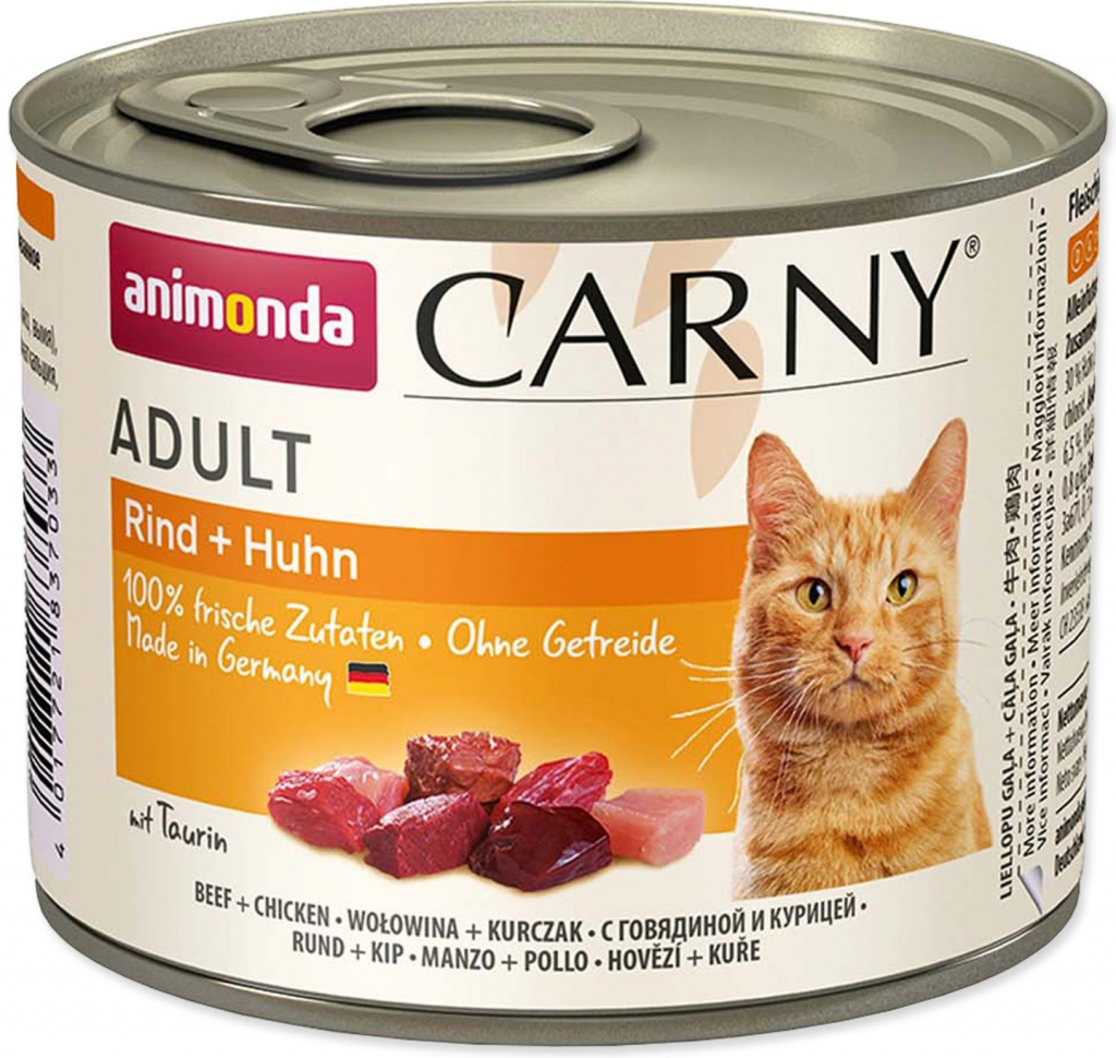 Animonda Carny Cat Adult hovädzie a kura 400 g