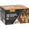 Solárna záhradná girlanda 20 LED teplá biela 5,8 m IP44