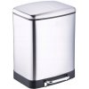 Kôš na odpadky s pedálom Dirt Devil 2x12 l strieborný