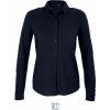 NEOBLU 3791 BASILE WOMEN / Dámska piqué košeľa s dlhým rukávom - night blue XXXL